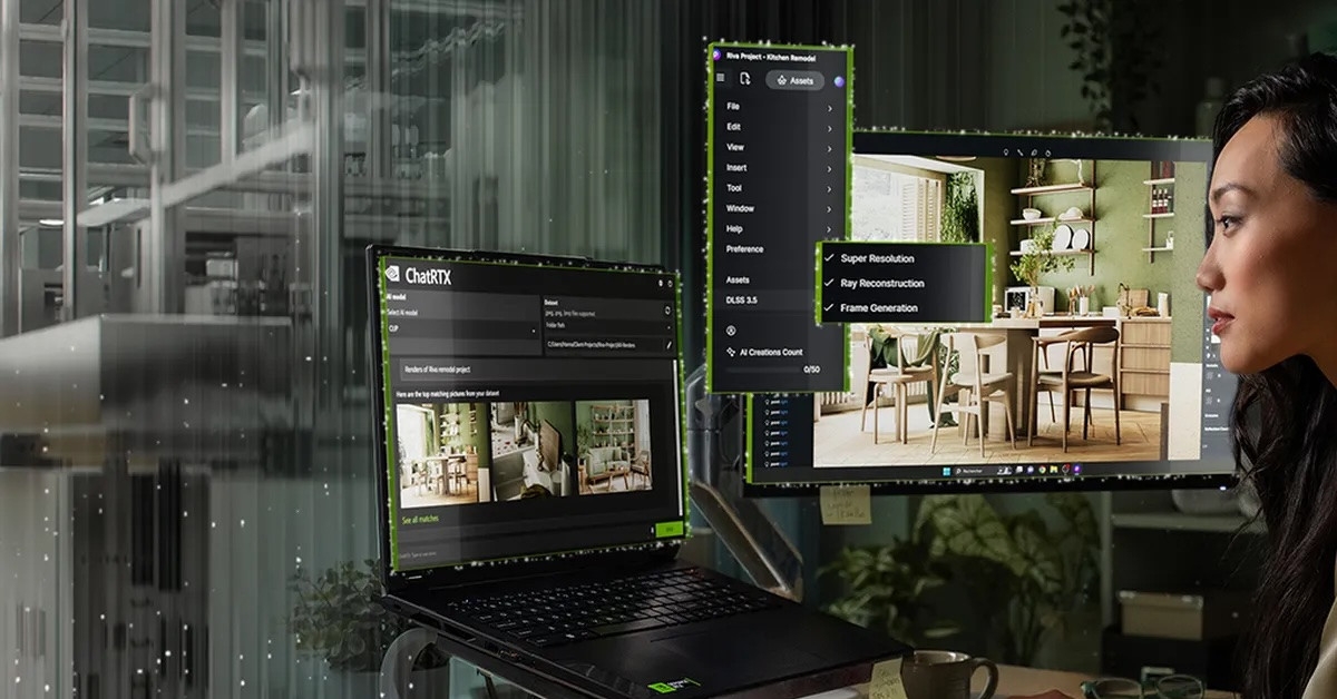 Nvidia và AMD đưa tính năng AI Microsoft lên laptop gaming